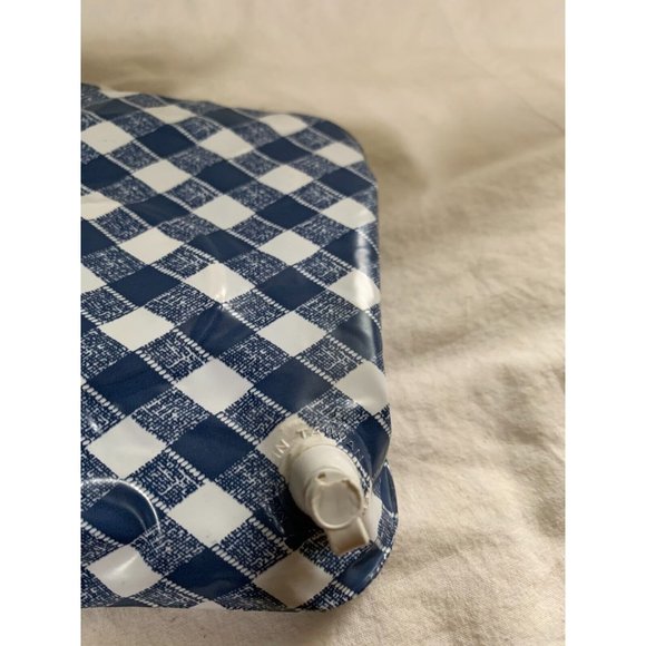 Vintage Play Inflatable Blow Up Barbie Doll Furniture Chairs Checkered FLAWED - Picture 7 of 8